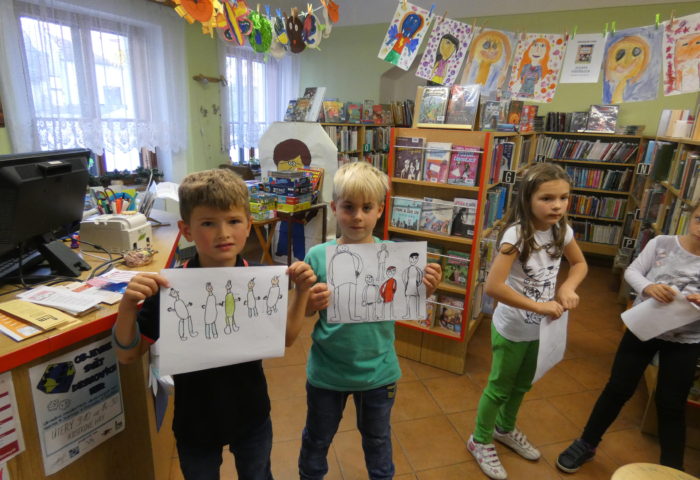 Naši žáci v knihovně v Litomyšli