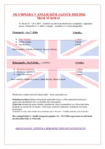 Olympiáda v anglickém jazyce