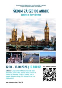 Školní zájezd do Anglie