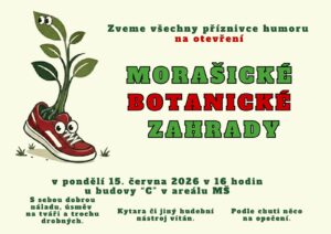 Morašická botanická zahrada - pozvánka